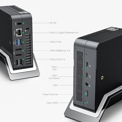 MINISFORUM DeskMini UM580 Mini PC AMD Ryzen 7 5800H DDR4 MINISFORUM DeskMini UM580 Mini PC AMD Ryzen 7 5800H DDR4